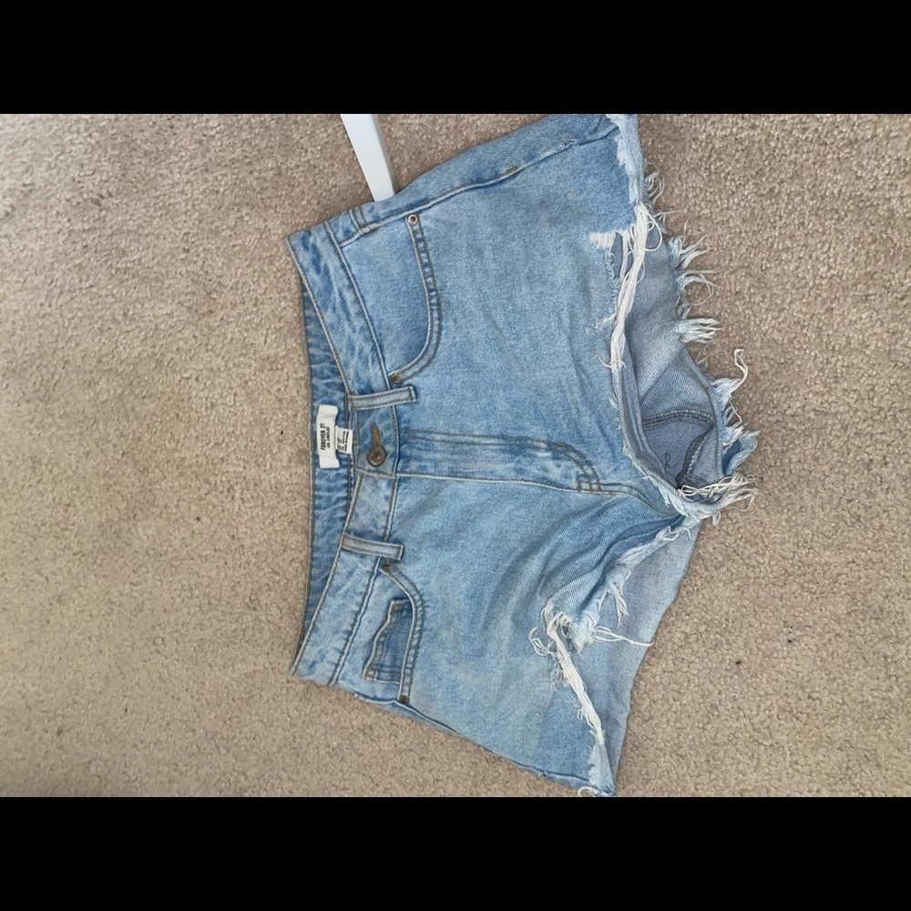 Forever 21 distressed shorts